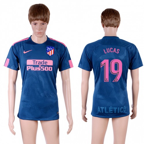 Atletico Madrid #19 Lucas Sec Away Soccer Club Jersey